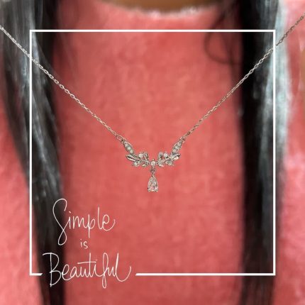 گردنبند طرح گل