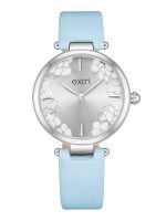 ساعت اکستری بند آبی قاب سیلور