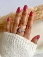 انگشتر قلب فول نگین ژوپینگ