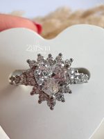 انگشتر قلب فول نگین ژوپینگ