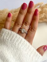 انگشتر قلب فول نگین ژوپینگ