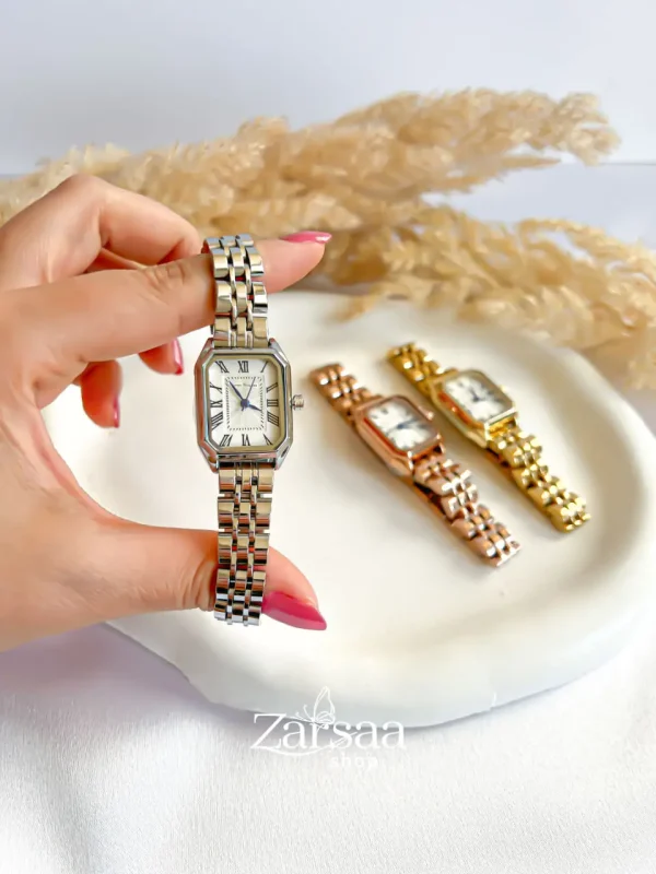 ساعت عدد رومی مستطیل sevenprincess