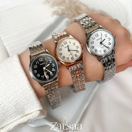 ساعت زنانه بند فلزی مینیمال نایدو