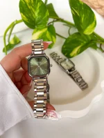 ساعت زنانه مربع بند فلزی ORSGA