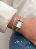 ساعت مچی زنانه مستطیل بند کرکره ای نایدو