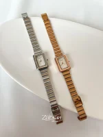 ساعت مچی زنانه مستطیل بند کرکره ای نایدو