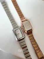 ساعت مچی زنانه مستطیل بند کرکره ای نایدو