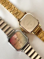 ساعت زنانه مربع بند کرکره ای SKMEI