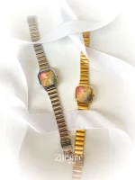 ساعت زنانه مربع بند کرکره ای SKMEI