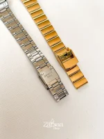 ساعت زنانه مربع بند کرکره ای SKMEI