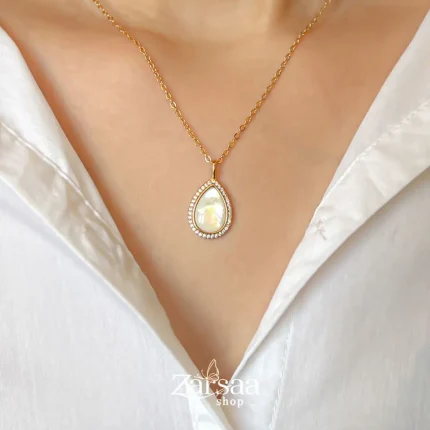 گردنبند زنانه ژوپینگ طرح اشک