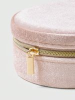 جعبه جواهر مخمل بیضی