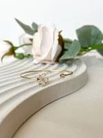 بنگل شکوفه نگین دار ژوپینگ