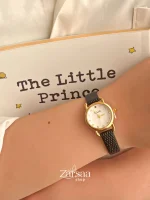 ساعت زنانه بند چرمی فانتزی موتور کوارتز