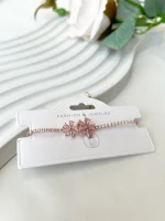 دستبند مارشال شکوفه صورتی