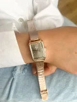 ساعت مچی زنانه عدد رومی مستطیل kcm