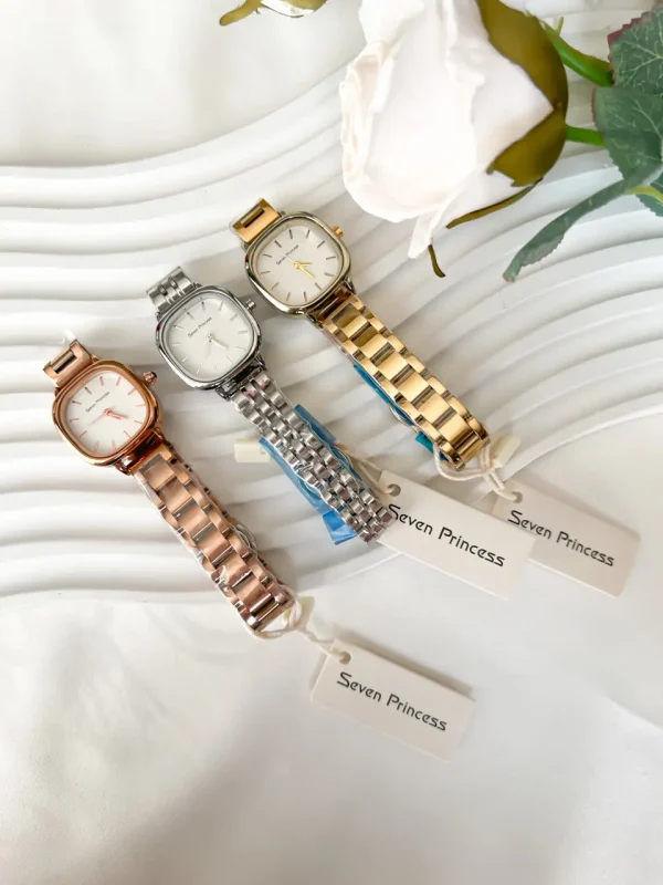 ساعت مچی زنانه استیل برند seven princess